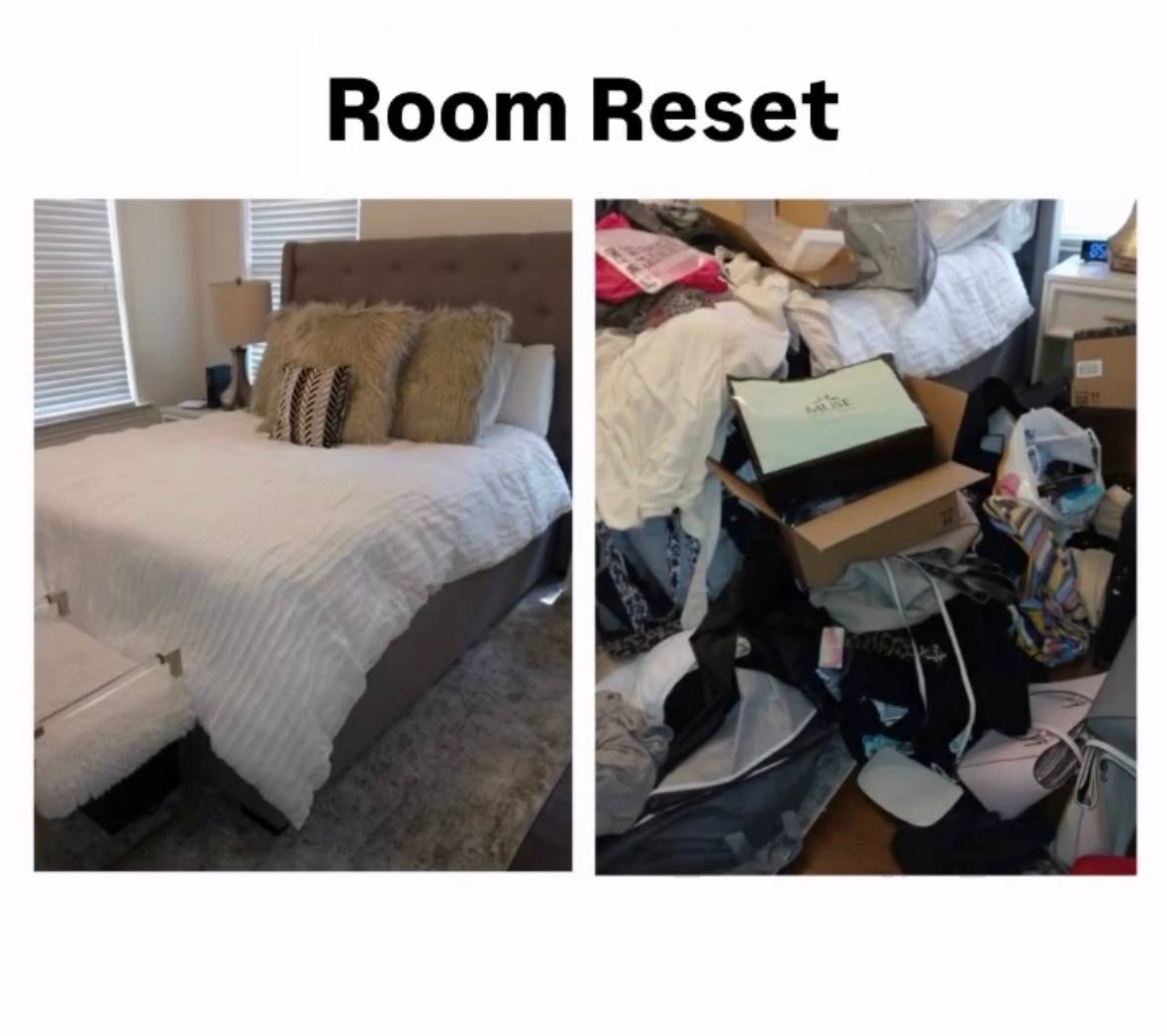 Room Reset Before and After
